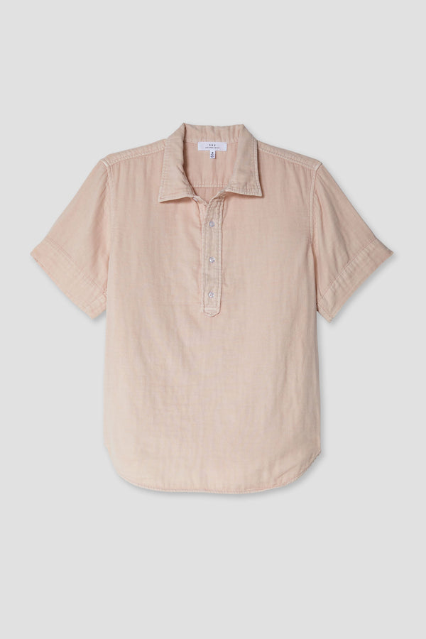 Save Khaki United SS Triple Gauze Popover Union Blue