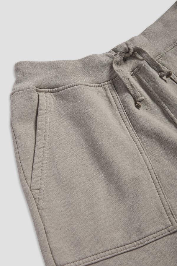 Save Khaki United Supima Fleece Utility Shorts Basil