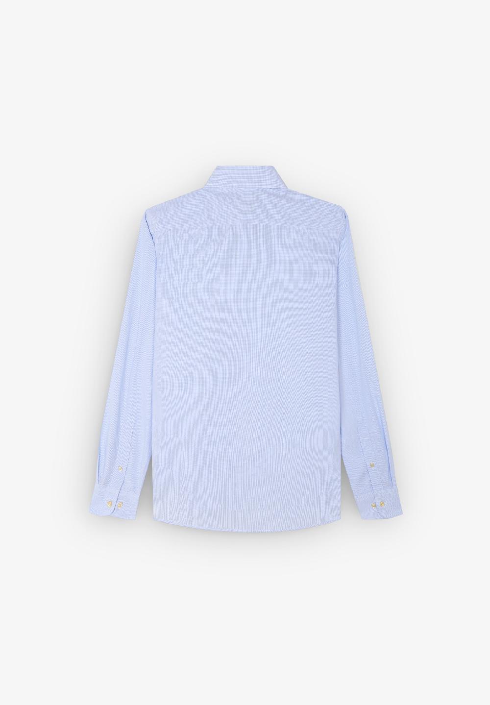 Scalpers CAMISA CUADROS CALAVERA CONTRASTE SKYBLUE CHECK