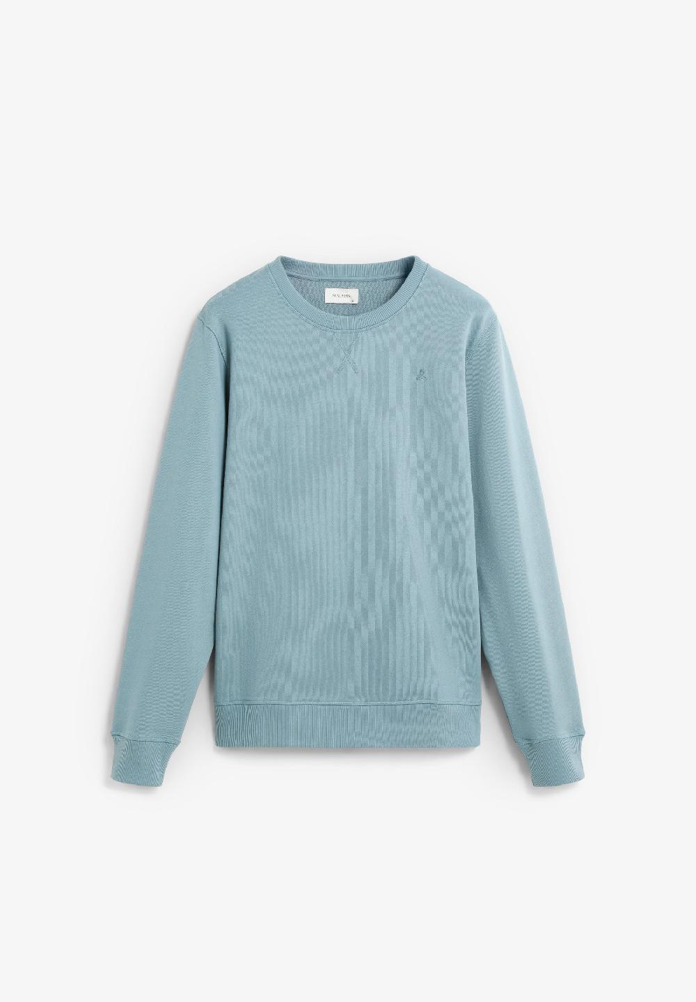 Scalpers COTTON SWEATSHIRT WITH CONTRAST EMBROIDERY DUCK