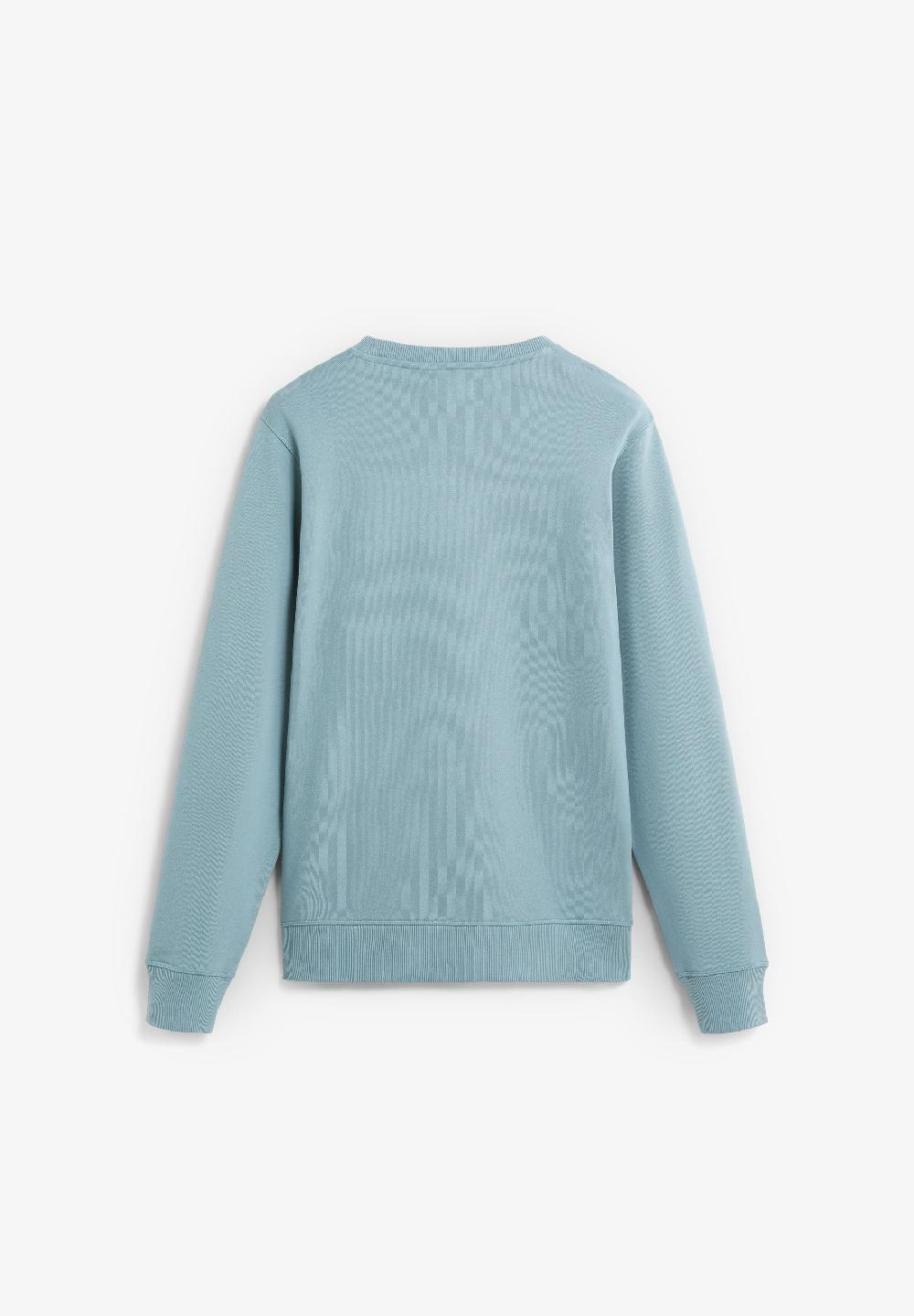 Scalpers COTTON SWEATSHIRT WITH CONTRAST EMBROIDERY DUCK