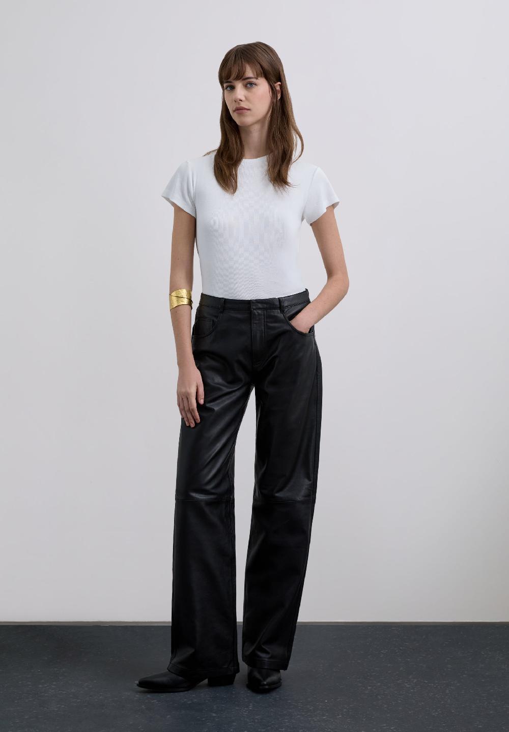 Scalpers CUTOUT T-SHIRT WITH RHINESTONE DETAIL WHITE