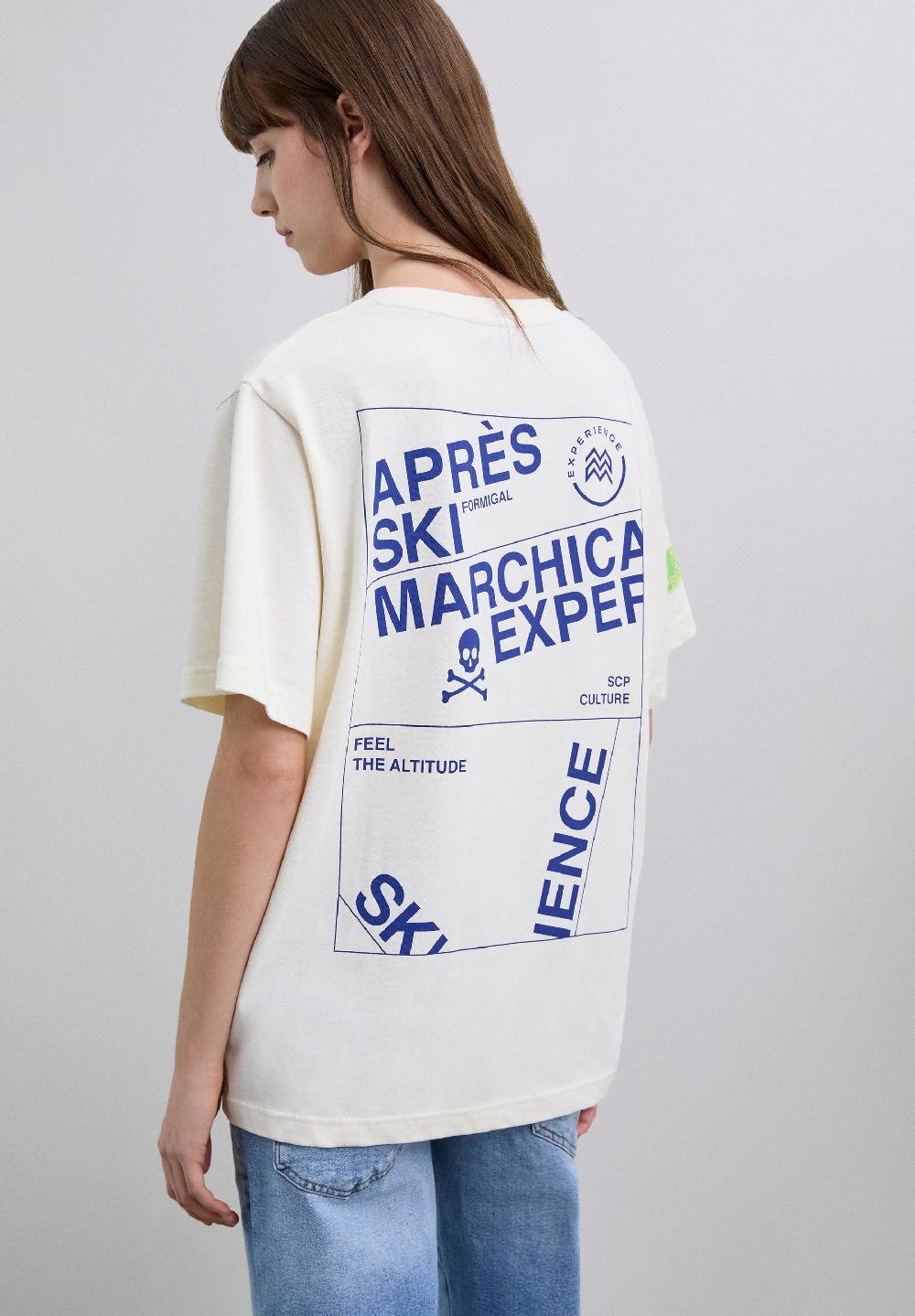 Scalpers MARCHICA & SCALPERS PRINTED T-SHIRT OFF WHITE