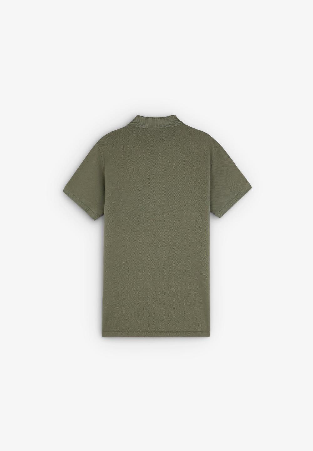 Scalpers 100% COTTON POLO SHIRT KHAKI