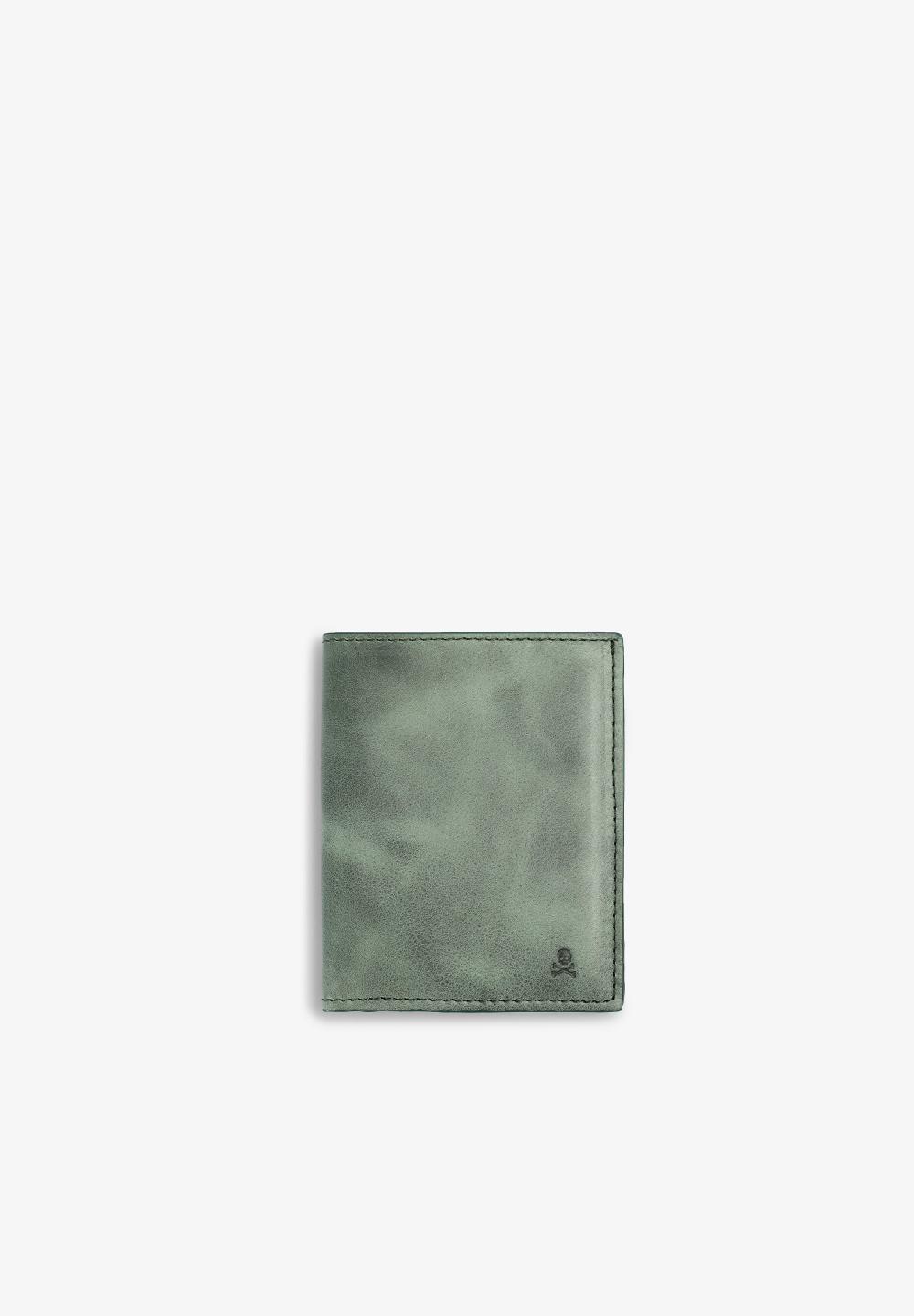 scalpers 100% LEATHER CARD HOLDER KHAKI