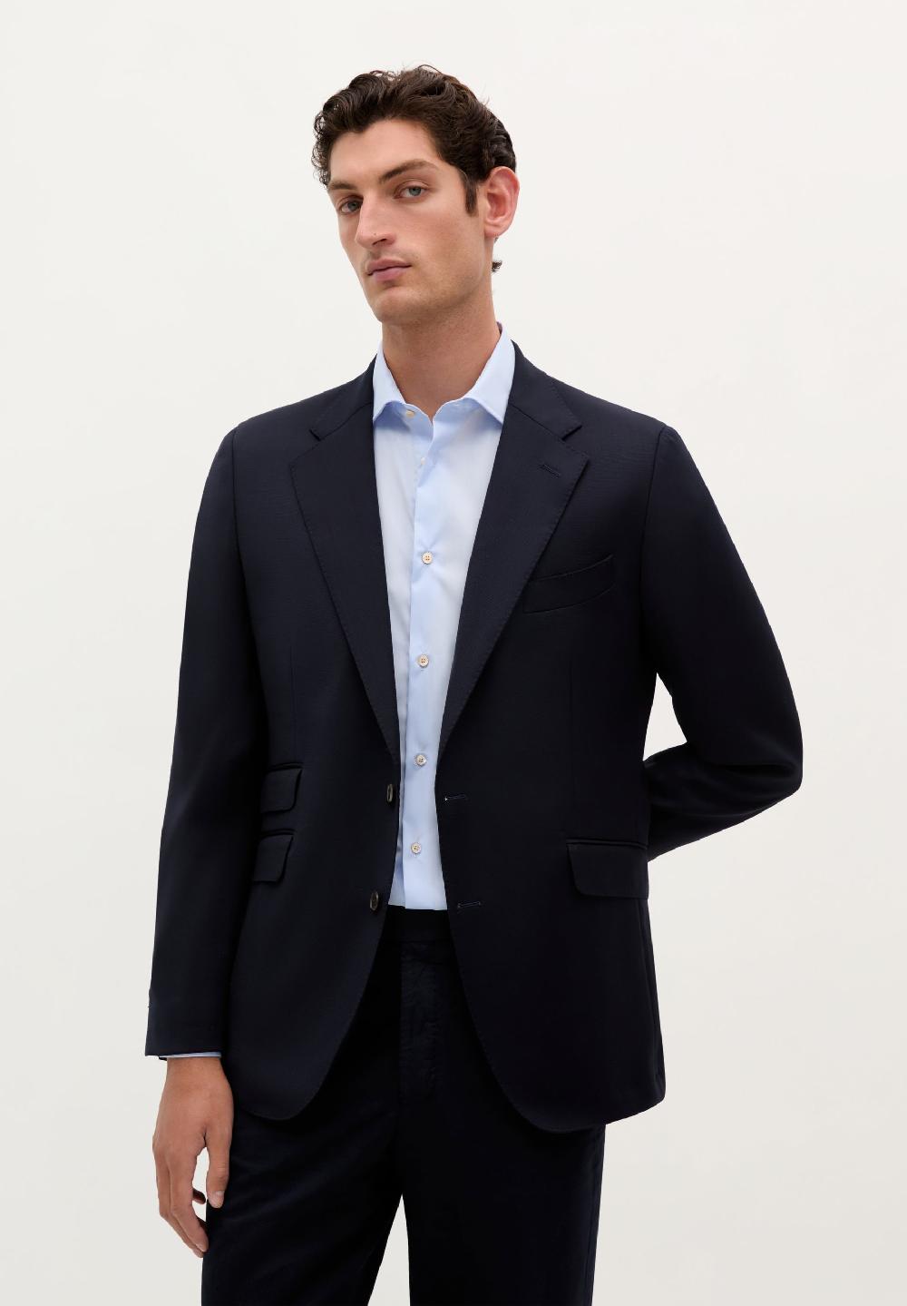 Scalpers 100% WOOL BLAZER NAVY