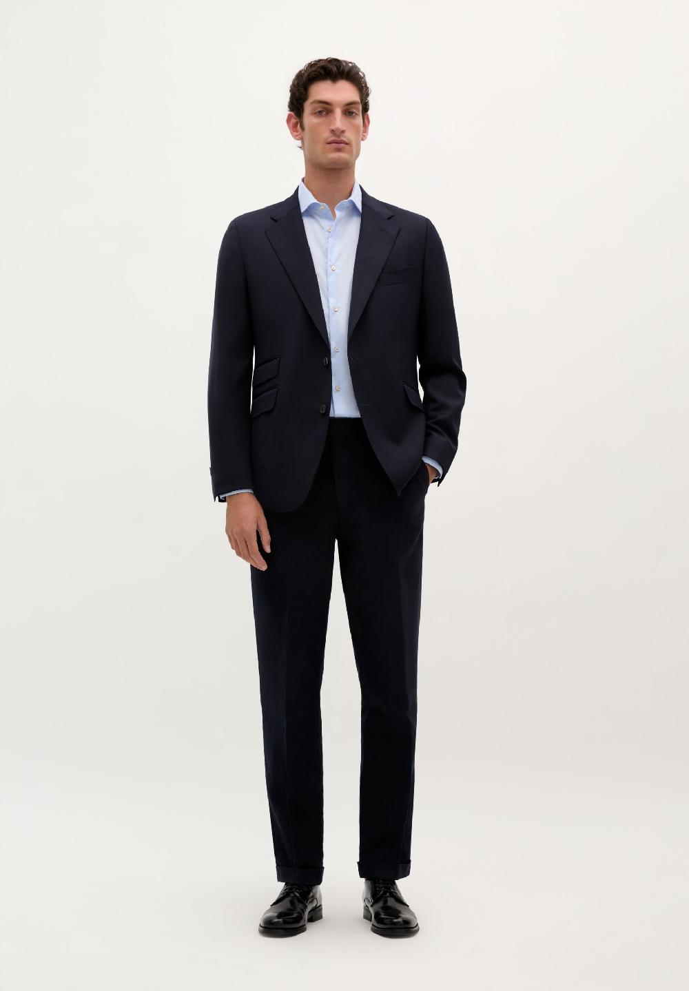 Scalpers 100% WOOL BLAZER NAVY