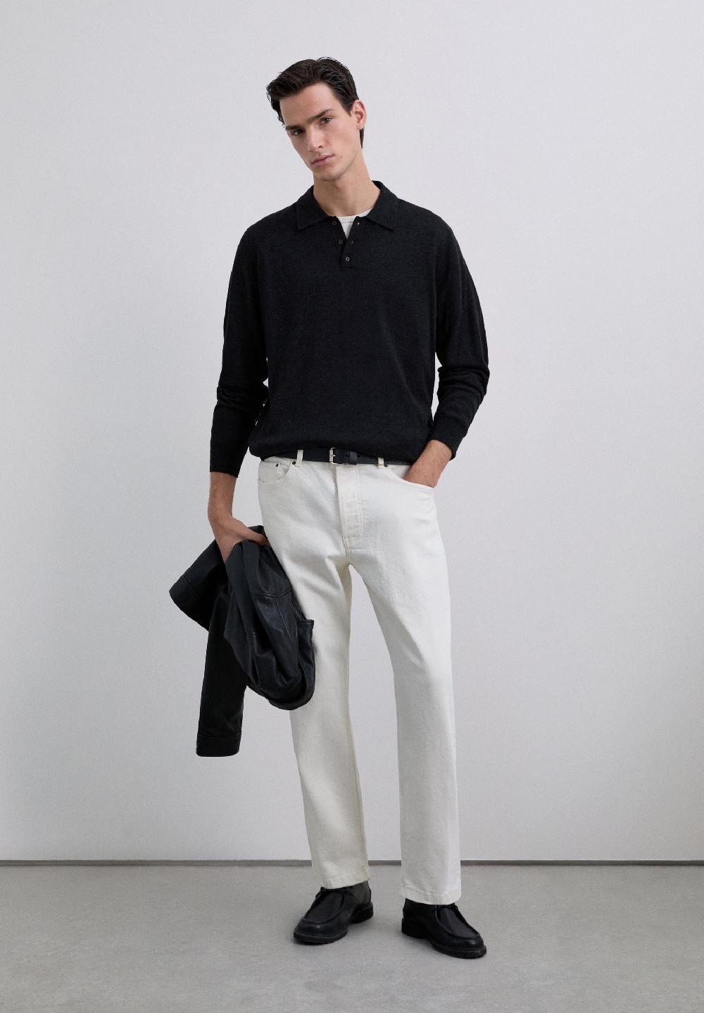 Scalpers 100% WOOL SWEATER DARK GREY