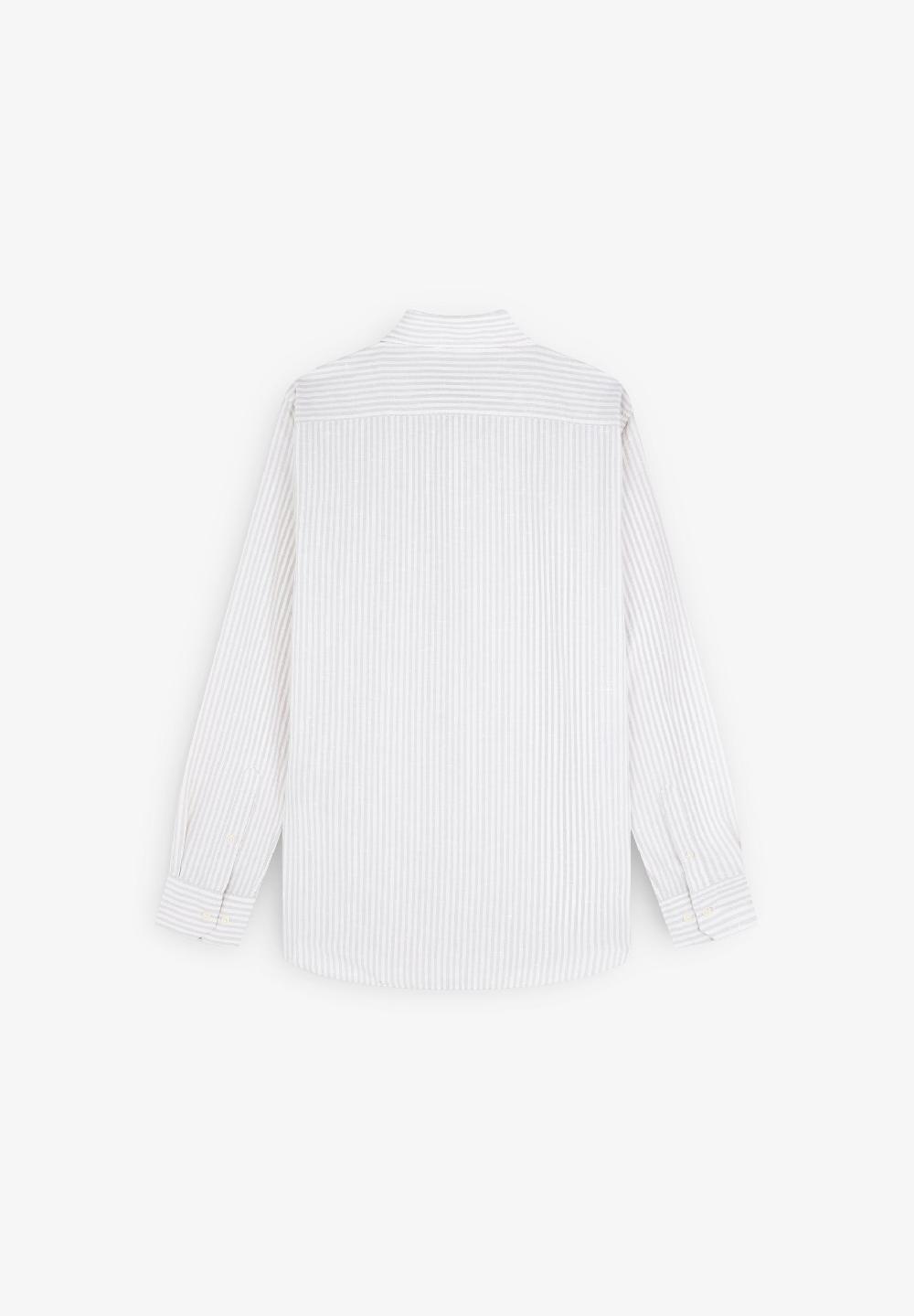 Scalpers ABBOT SE BT SHIRT GREY STRIPES