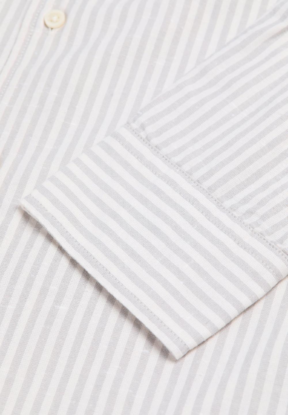 Scalpers ABBOT SE BT SHIRT GREY STRIPES