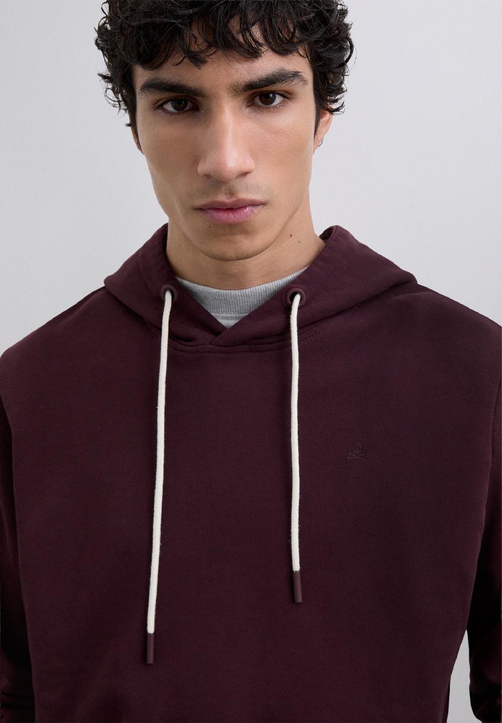 Scalpers ADJUSTABLE HOODIE BURGUNDY