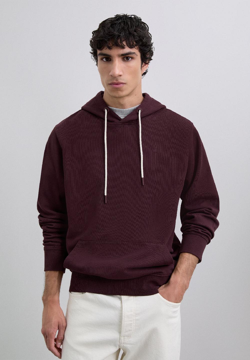 scalpers ADJUSTABLE HOODIE BURGUNDY