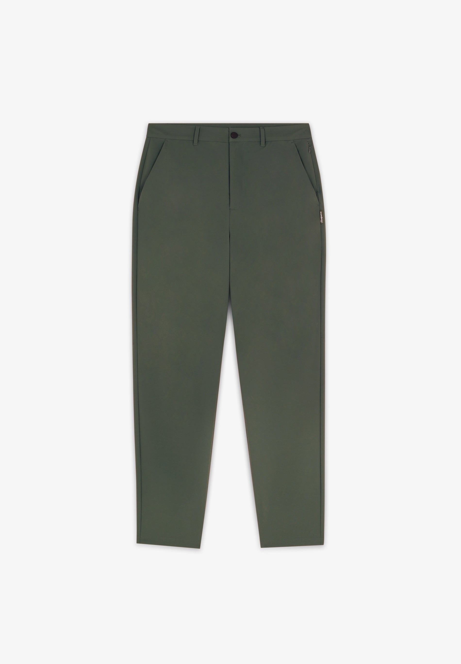 Scalpers ADN BROAD CHINO PANT DARK KHAKI
