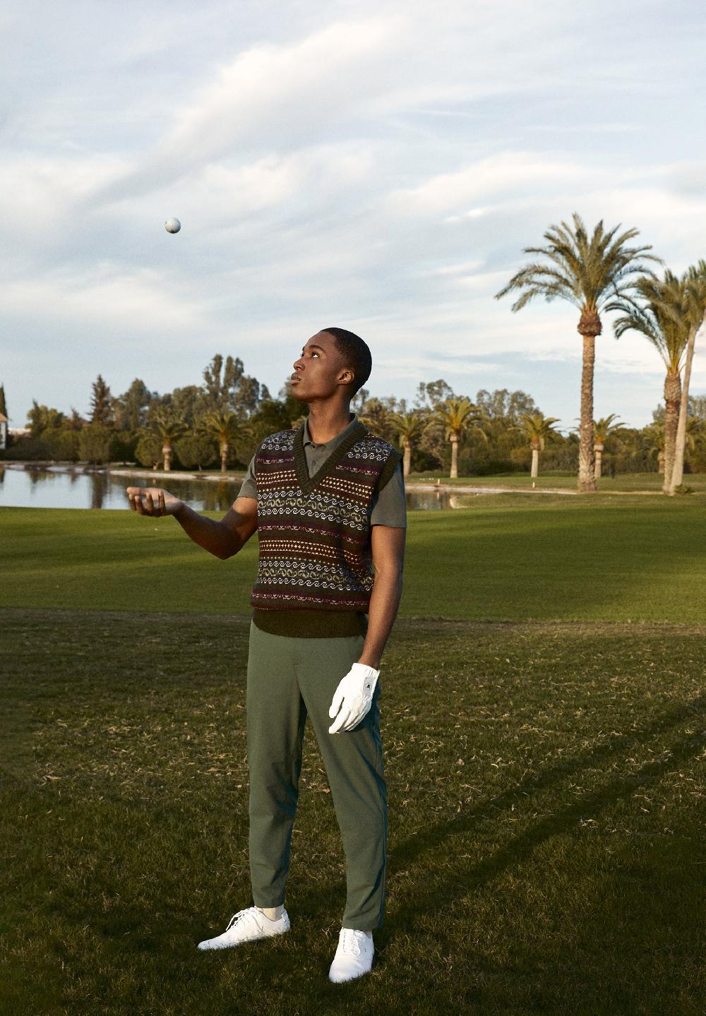 Scalpers ADN BROAD CHINO PANT DARK KHAKI