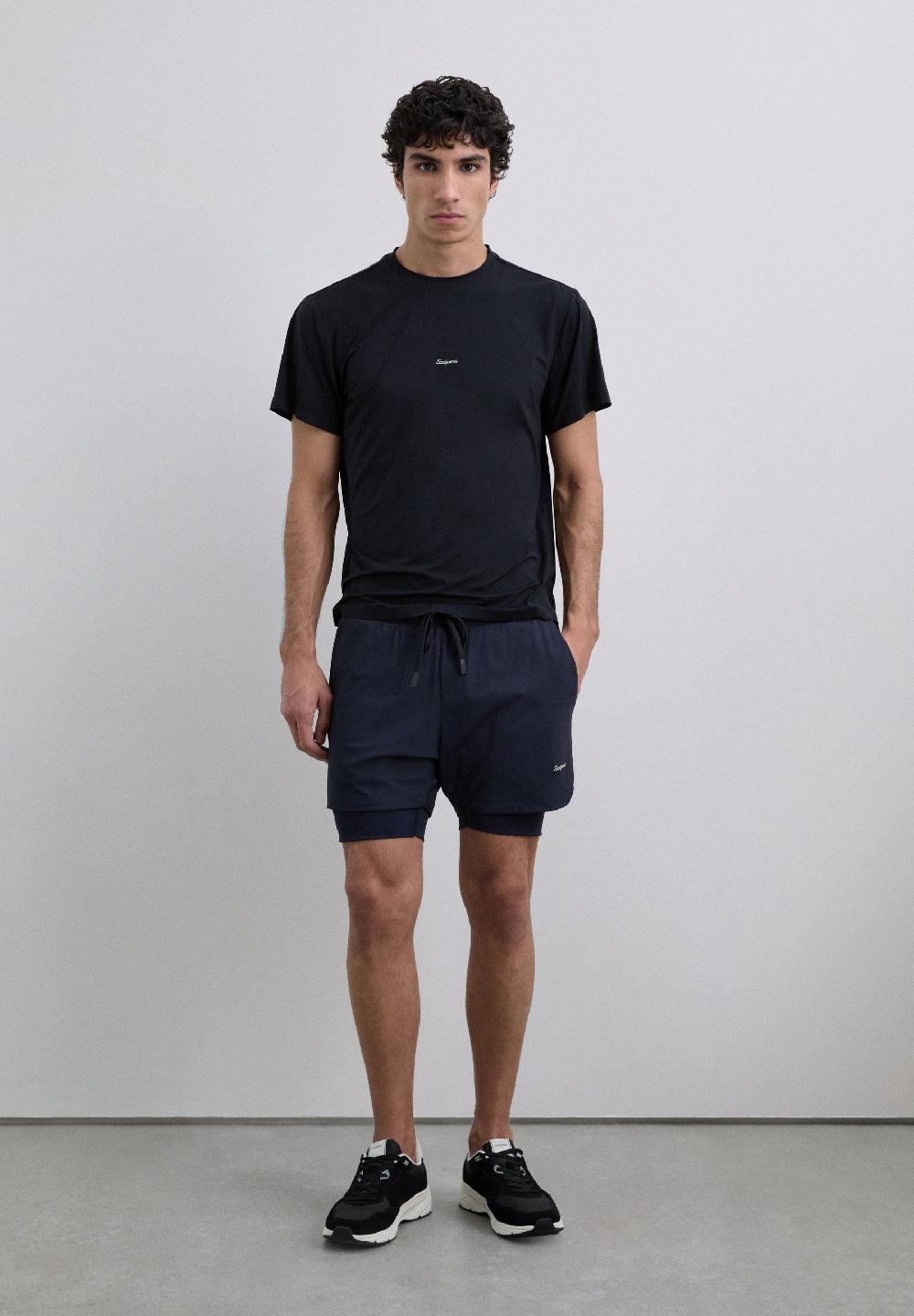 scalpers ADN CONTRAST TECHNICAL T-SHIRT DARK GREY