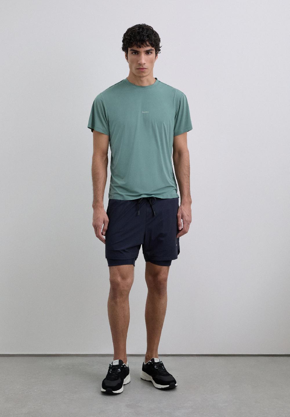 Scalpers ADN CONTRAST TECHNICAL T-SHIRT KHAKI