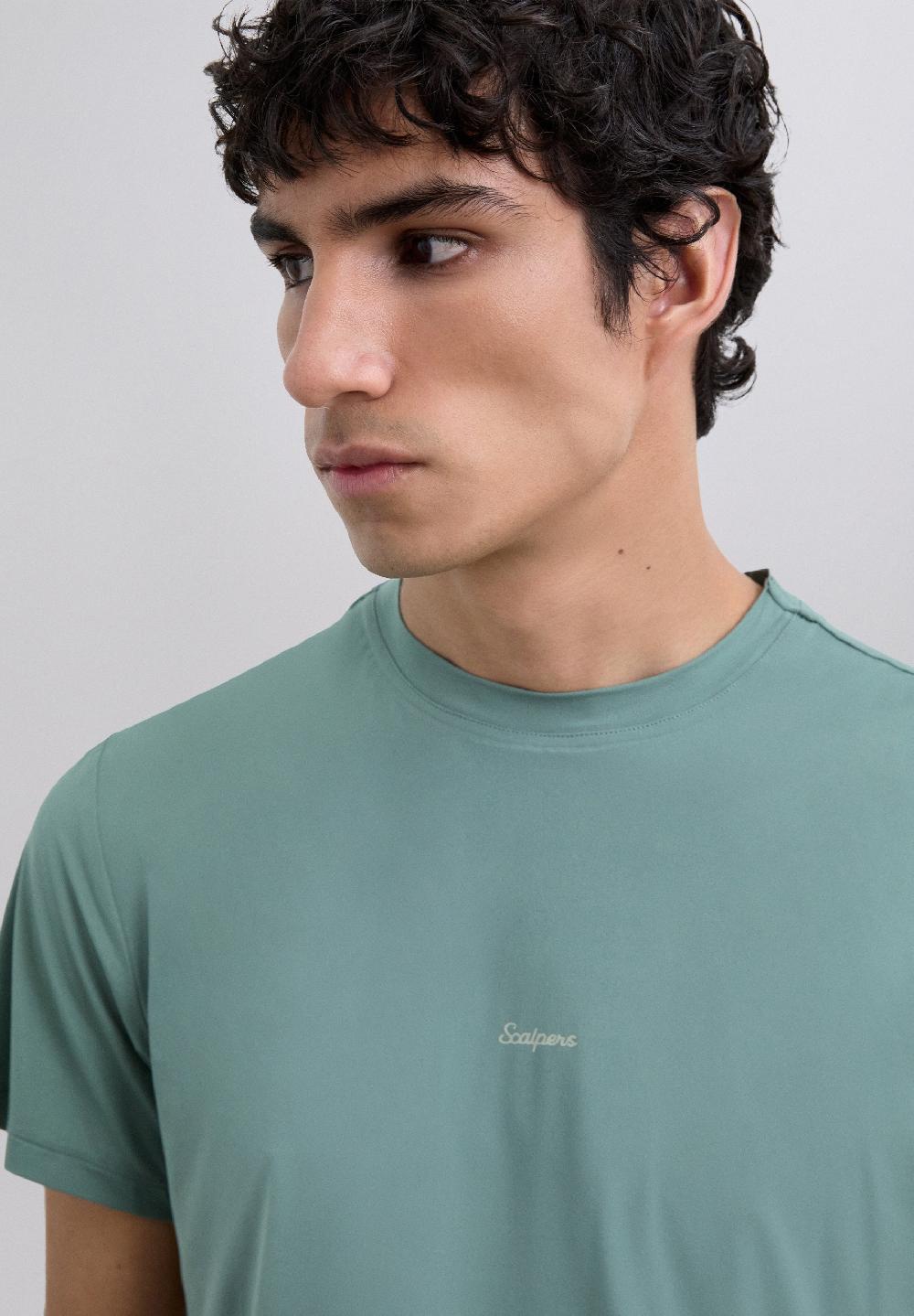 Scalpers ADN CONTRAST TECHNICAL T-SHIRT KHAKI