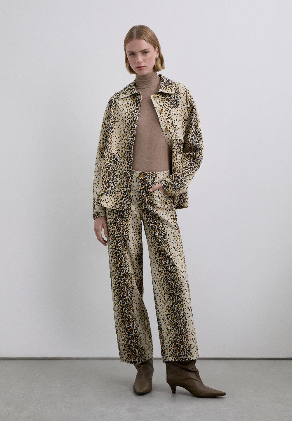 Scalpers ANIMAL PRINT CULOTTES ECRU