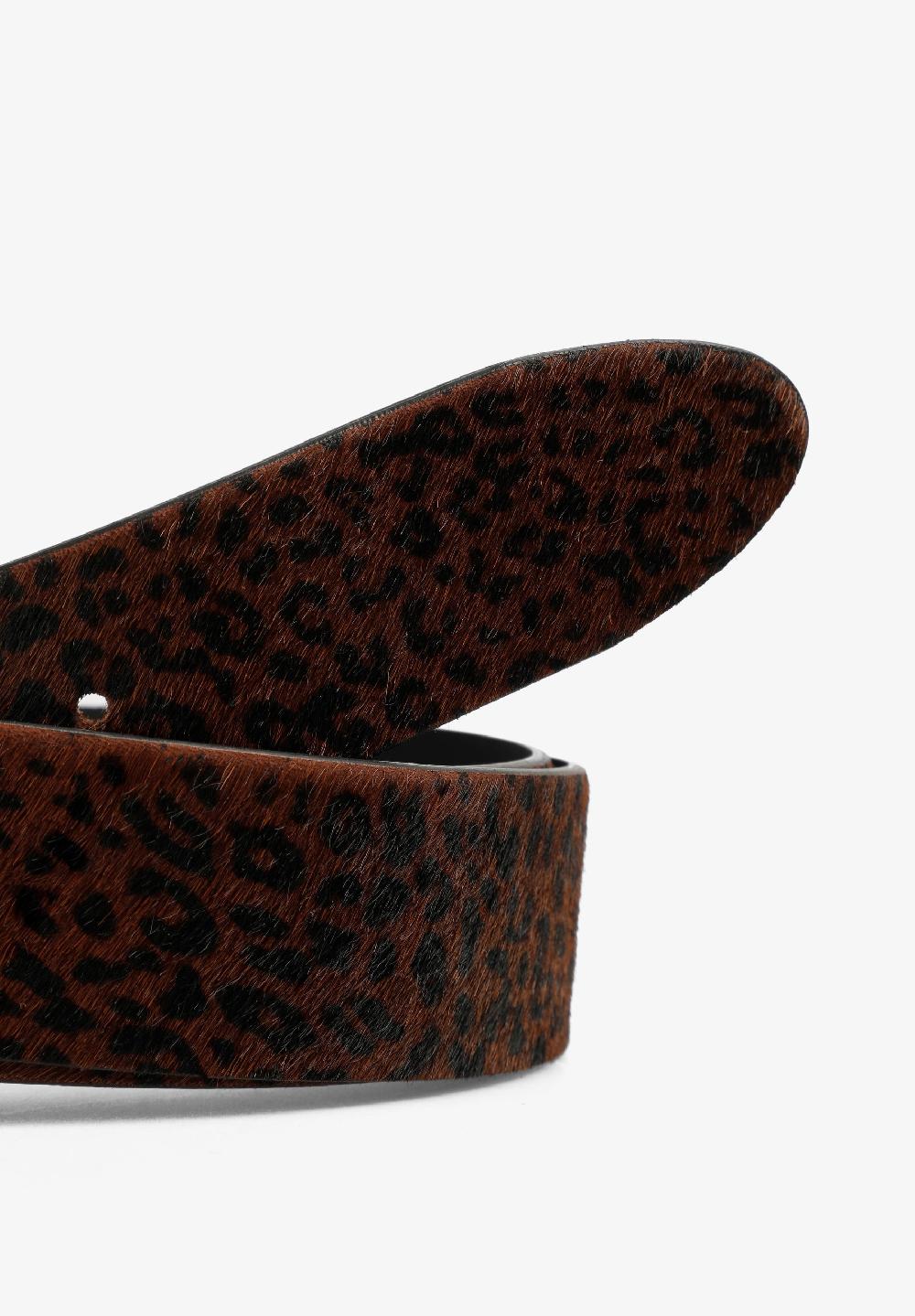 Scalpers ANIMAL PRINT LEATHER BELT ANIMAL PRINT