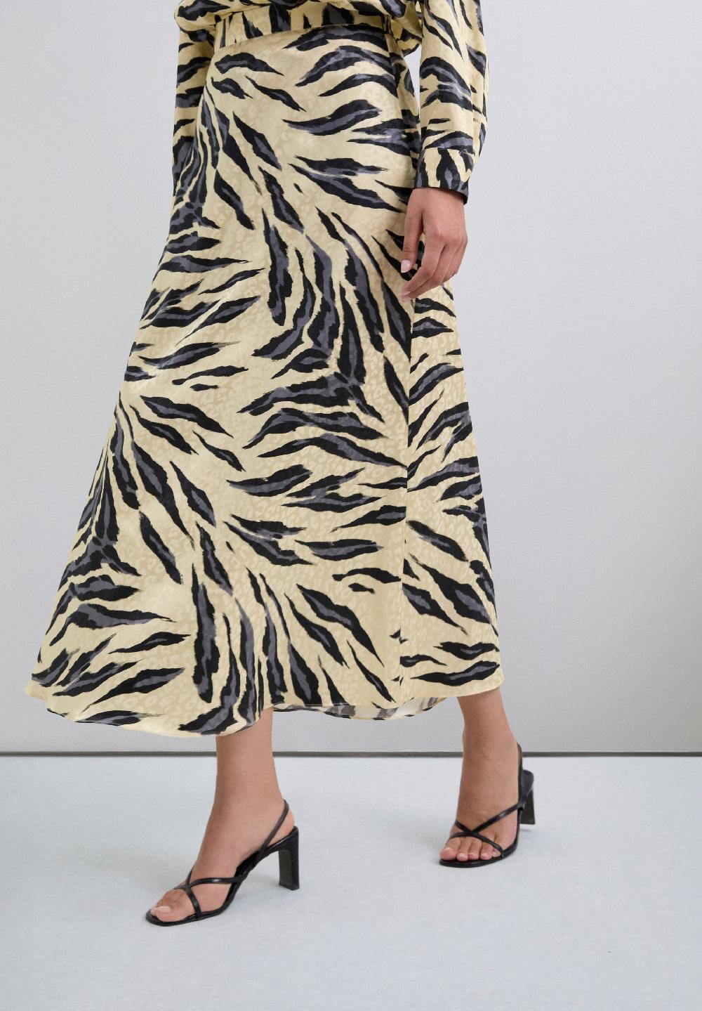 Scalpers ANIMAL PRINT MIDI SKIRT ANIMAL PRINT