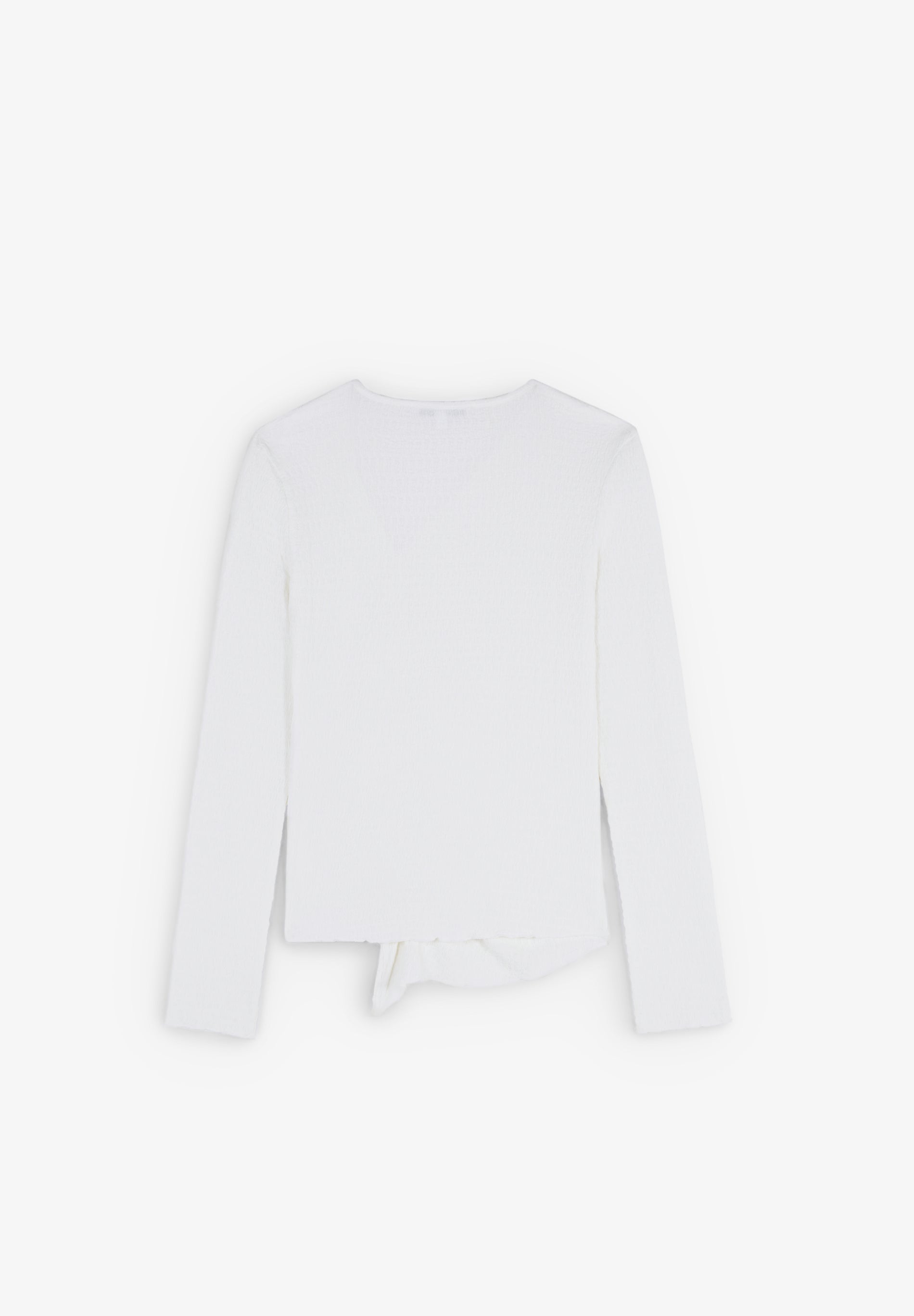 Scalpers ASYMMETRIC NECKLINE TOP WHITE