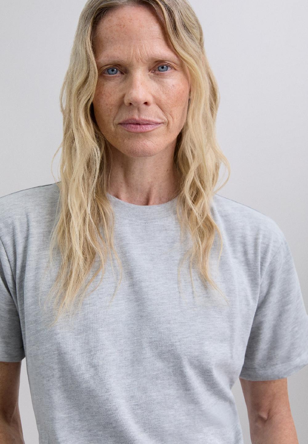 Scalpers BACK KNOT T-SHIRT GREY MELANGE