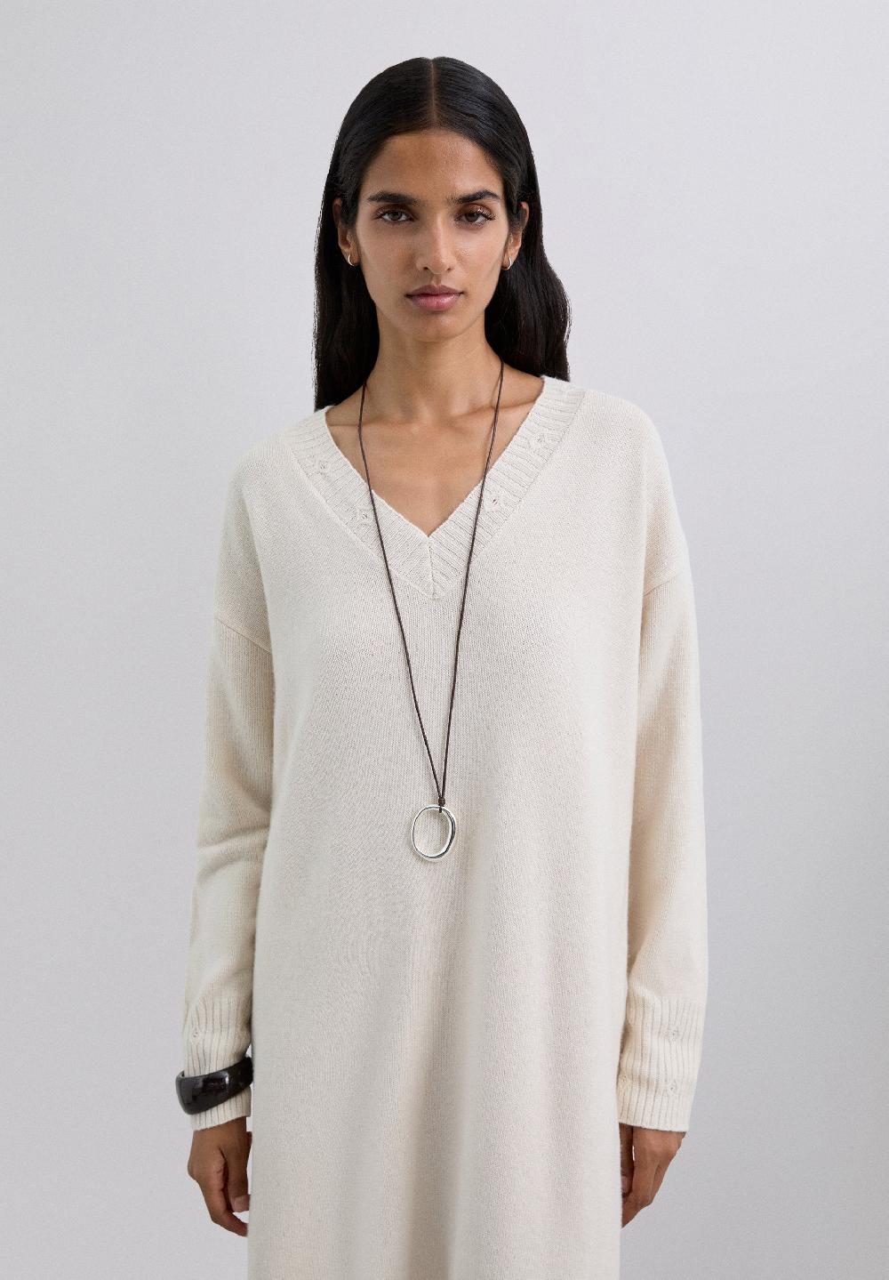 Scalpers BAGGY MIDI DRESS ECRU