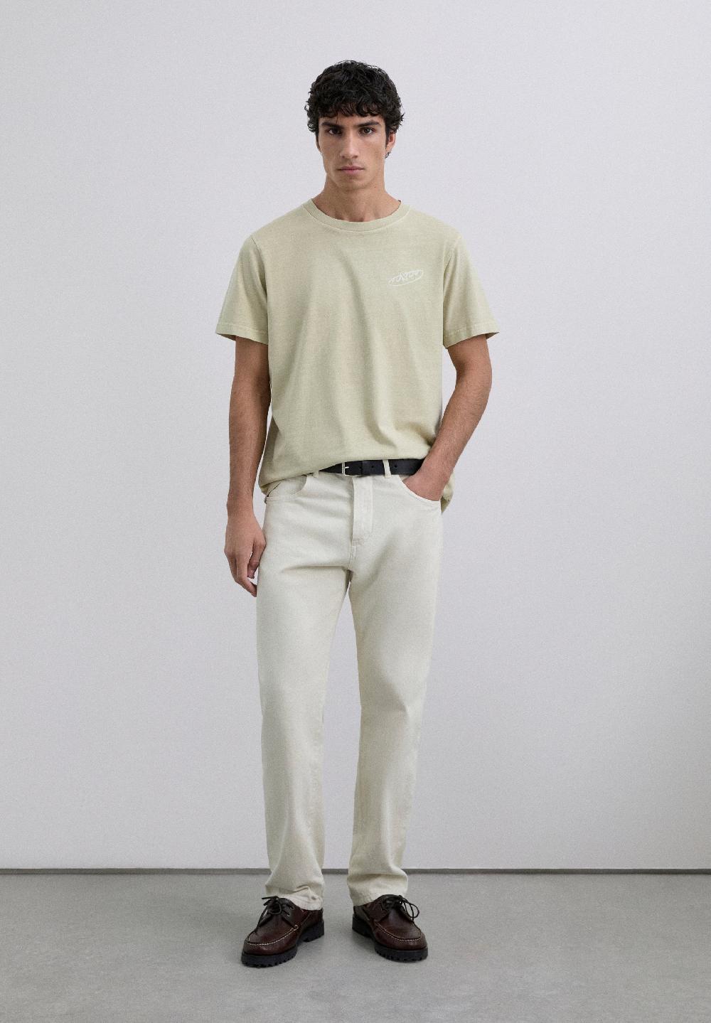 Scalpers BAGUETTE PRINT T-SHIRT BEIGE