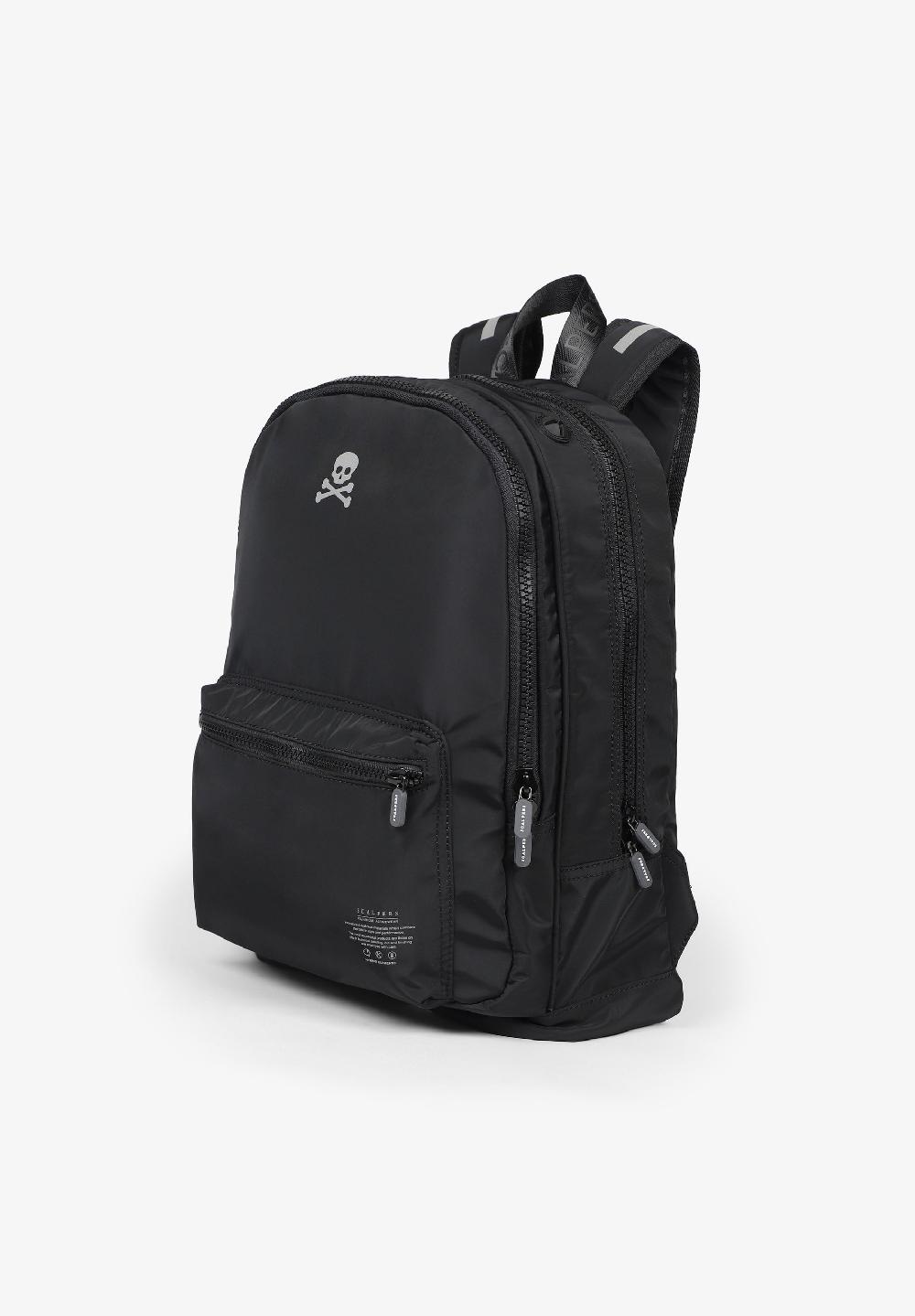 Scalpers BASIC BACKPACK WITH SKULL BLACK