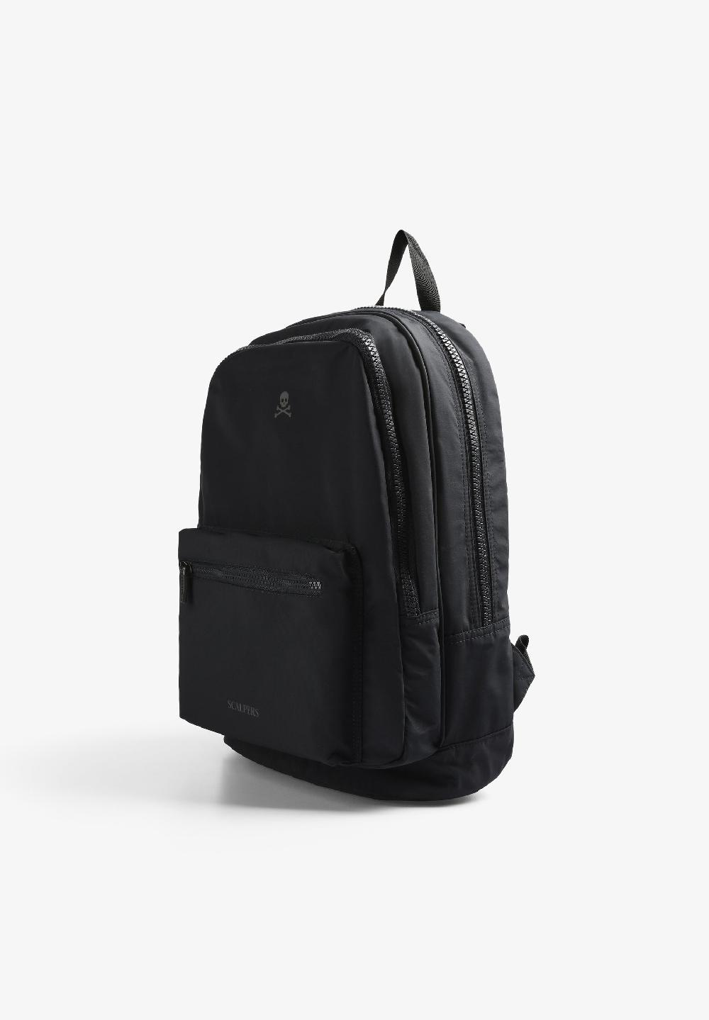 Scalpers BASIC BACKPACK WITH SKULL BLACK