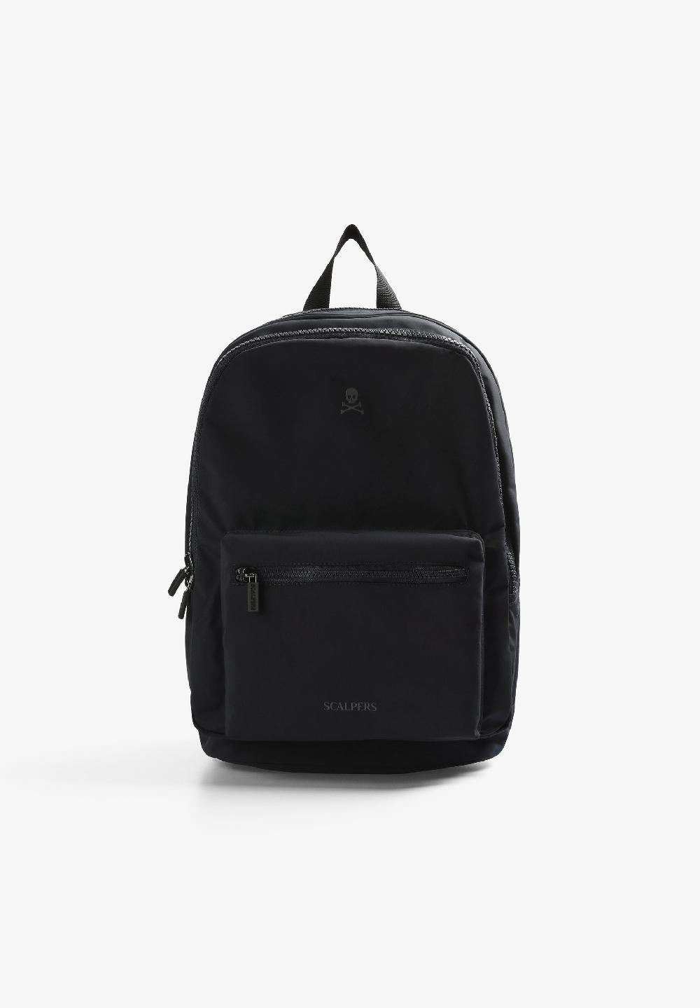 scalpers BASIC BACKPACK WITH SKULL BLACK