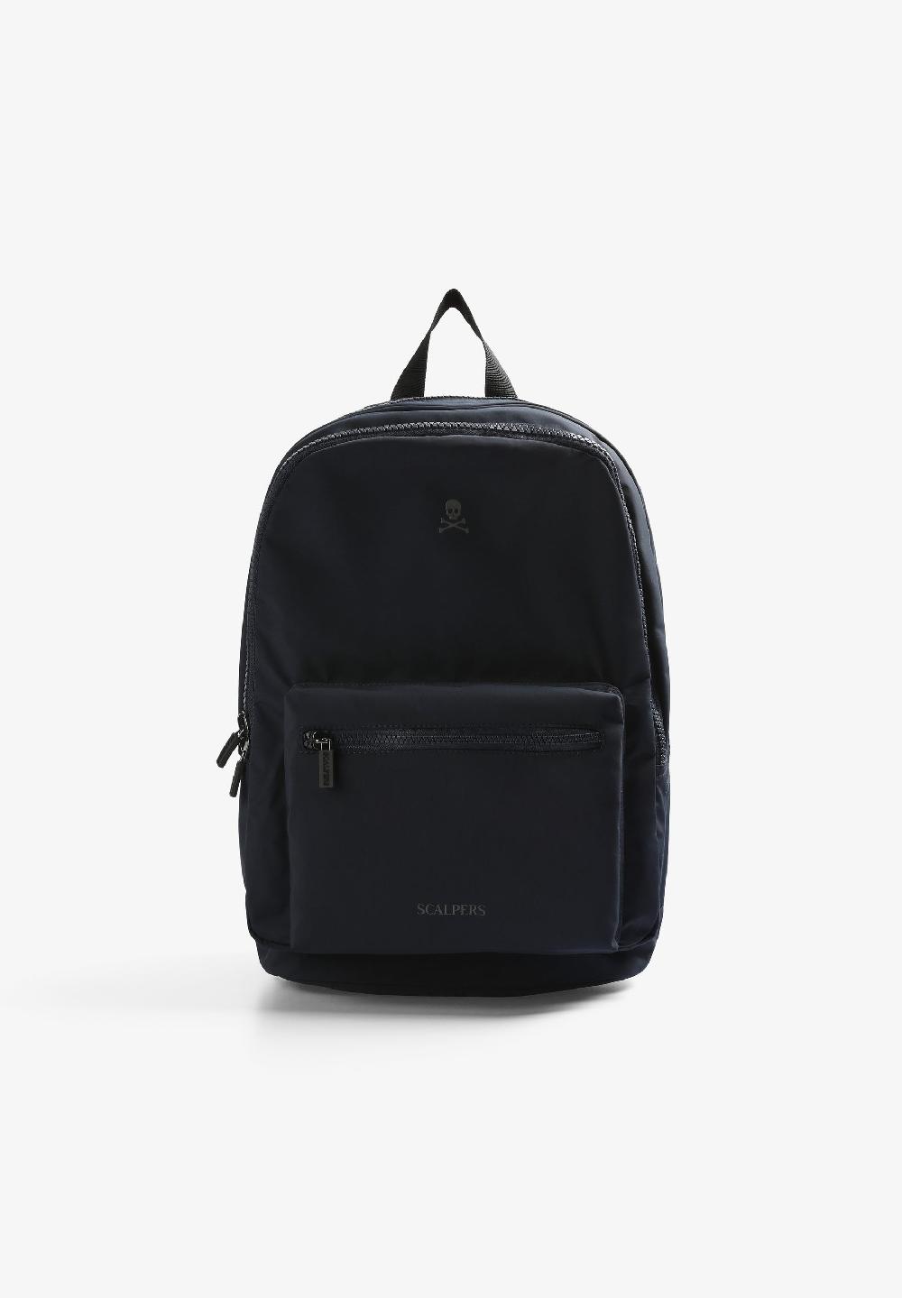 Scalpers BASIC BACKPACK WITH SKULL NAVY