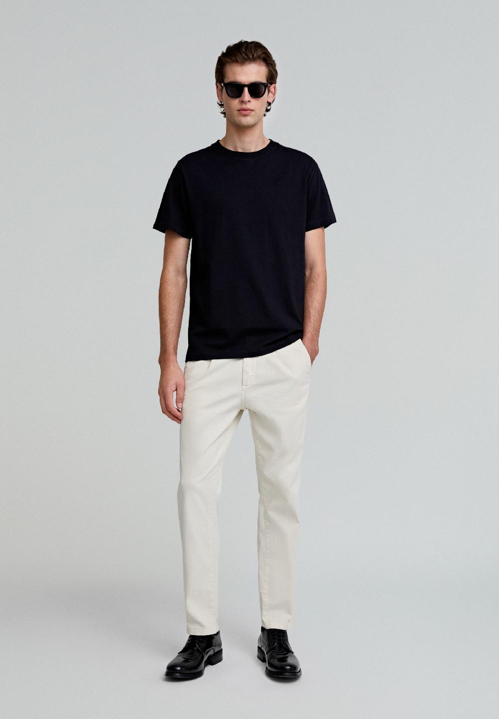 Scalpers BASIC COTTON SKULL T-SHIRT DARK NAVY