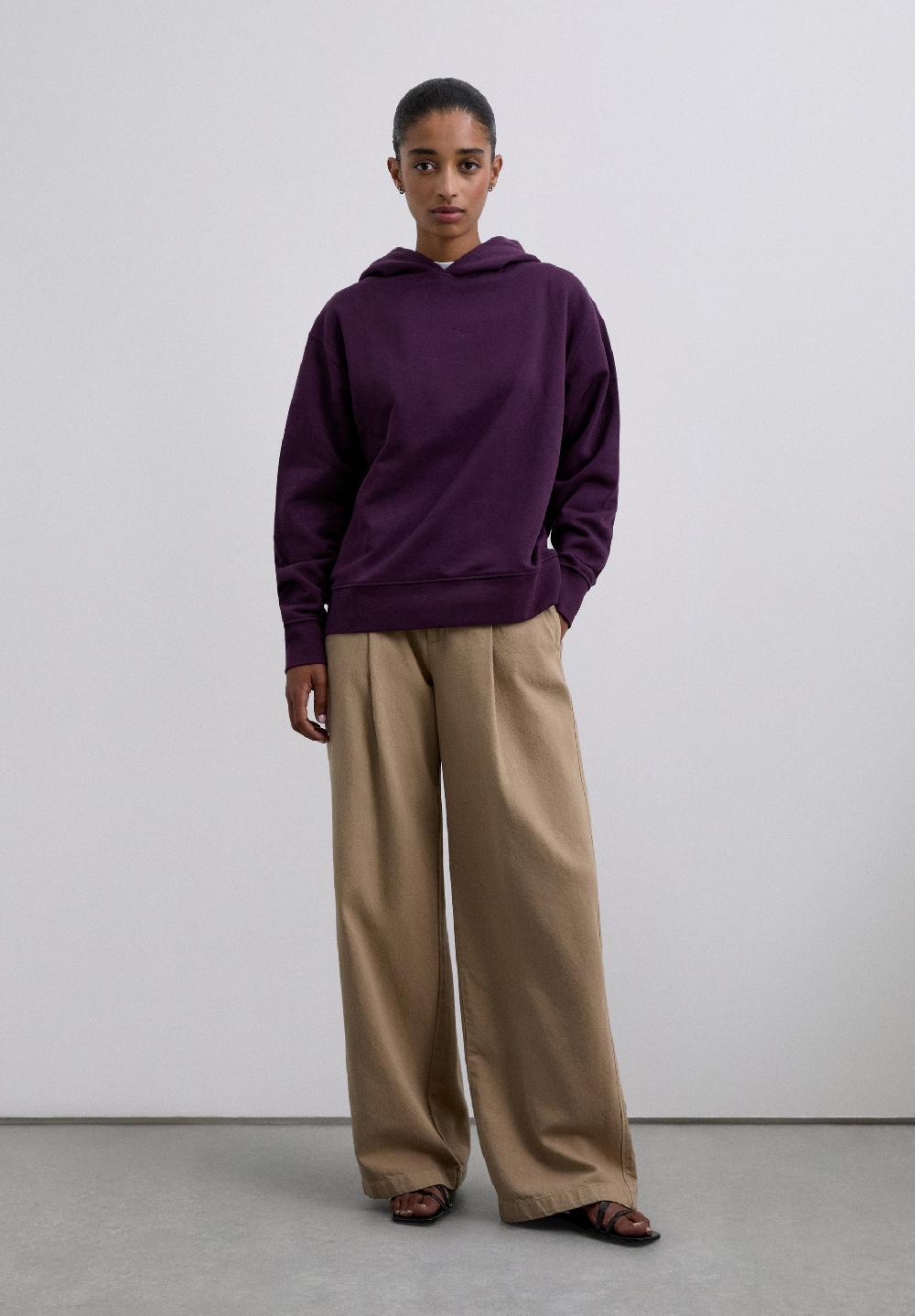 Scalpers BASIC HOODIE WITH SKULL PURPLE