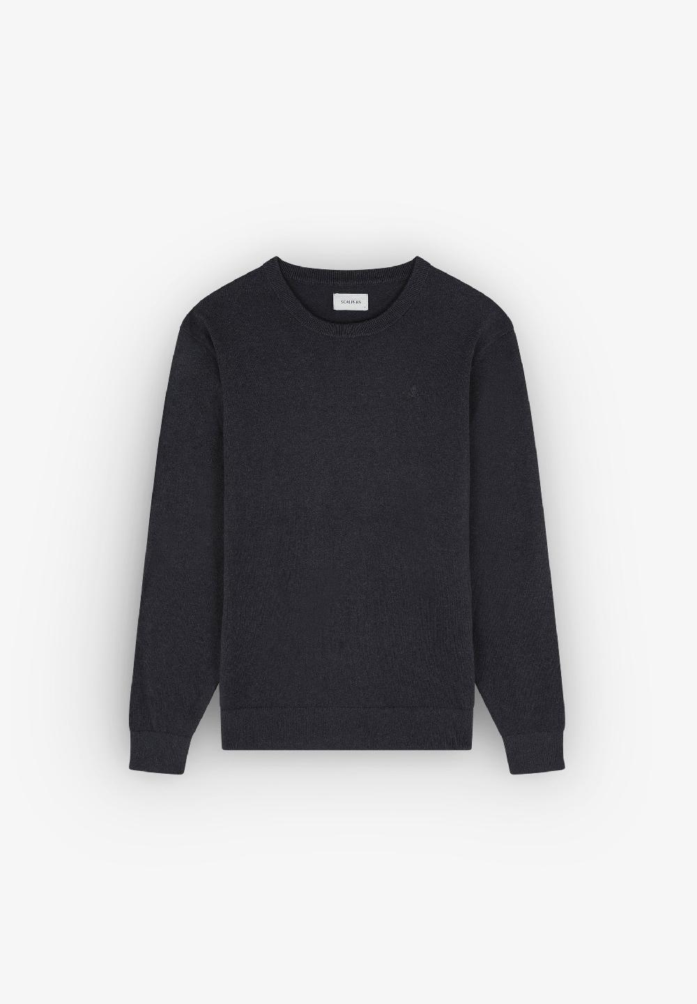 scalpers BASIC ROUND NECK BT TRICOT DARK NAVY