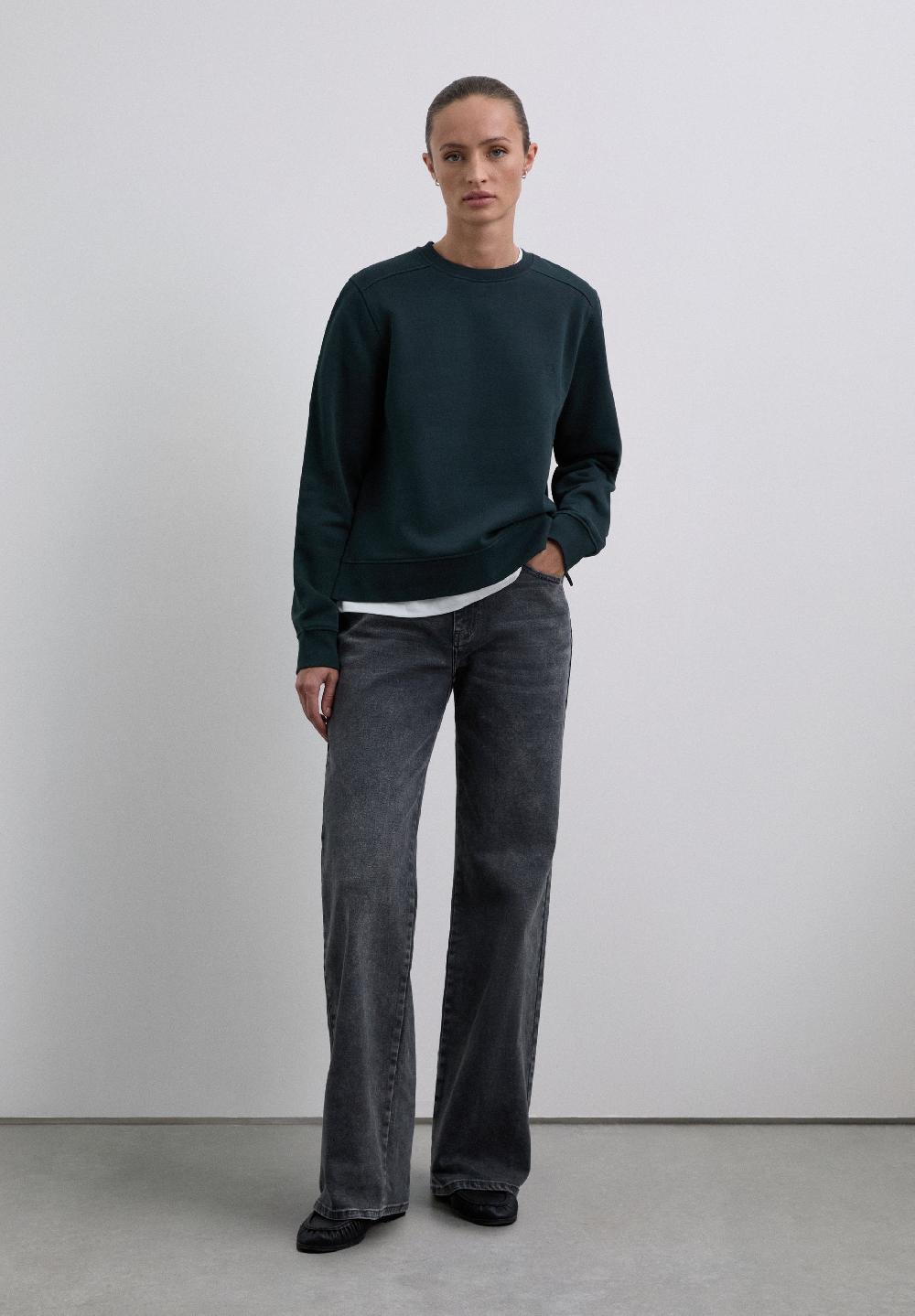 Scalpers BASIC SKULL SWEATSHIRT DARK GREEN