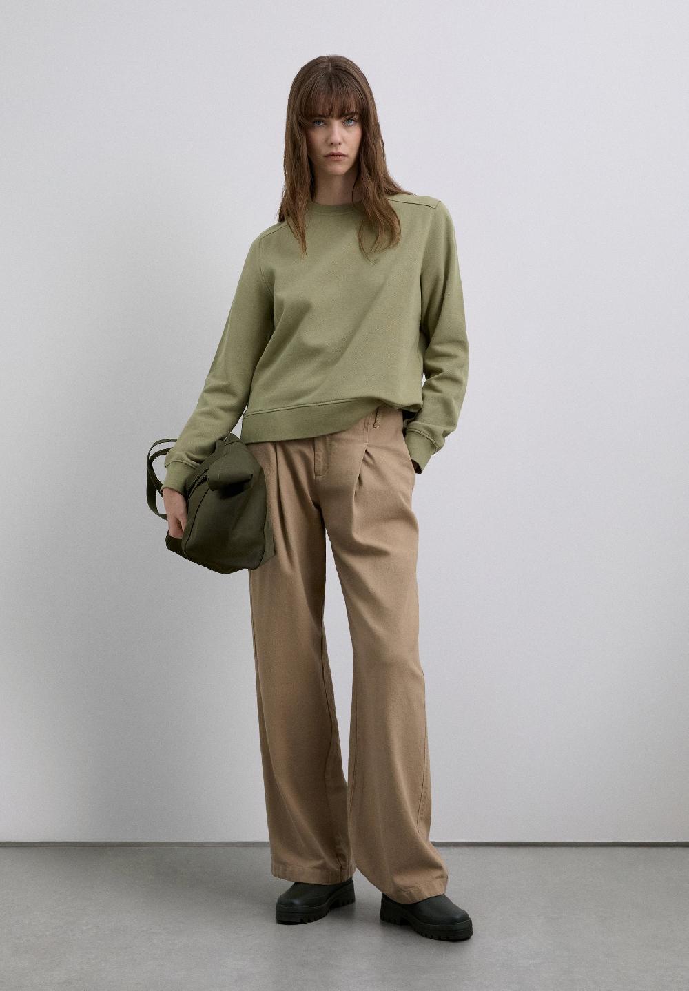 Scalpers BASIC SKULL SWEATSHIRT GREEN