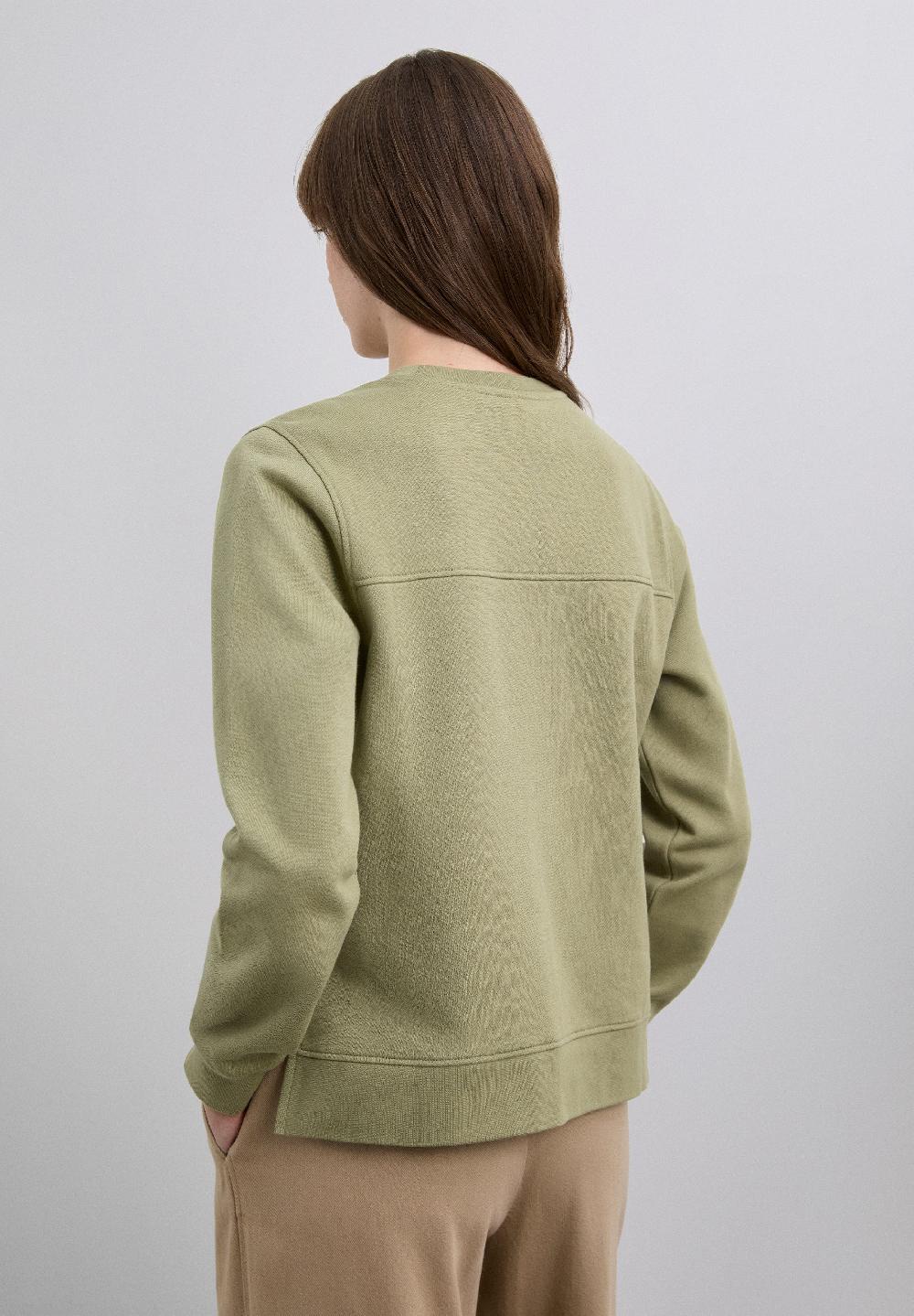 Scalpers BASIC SKULL SWEATSHIRT GREEN