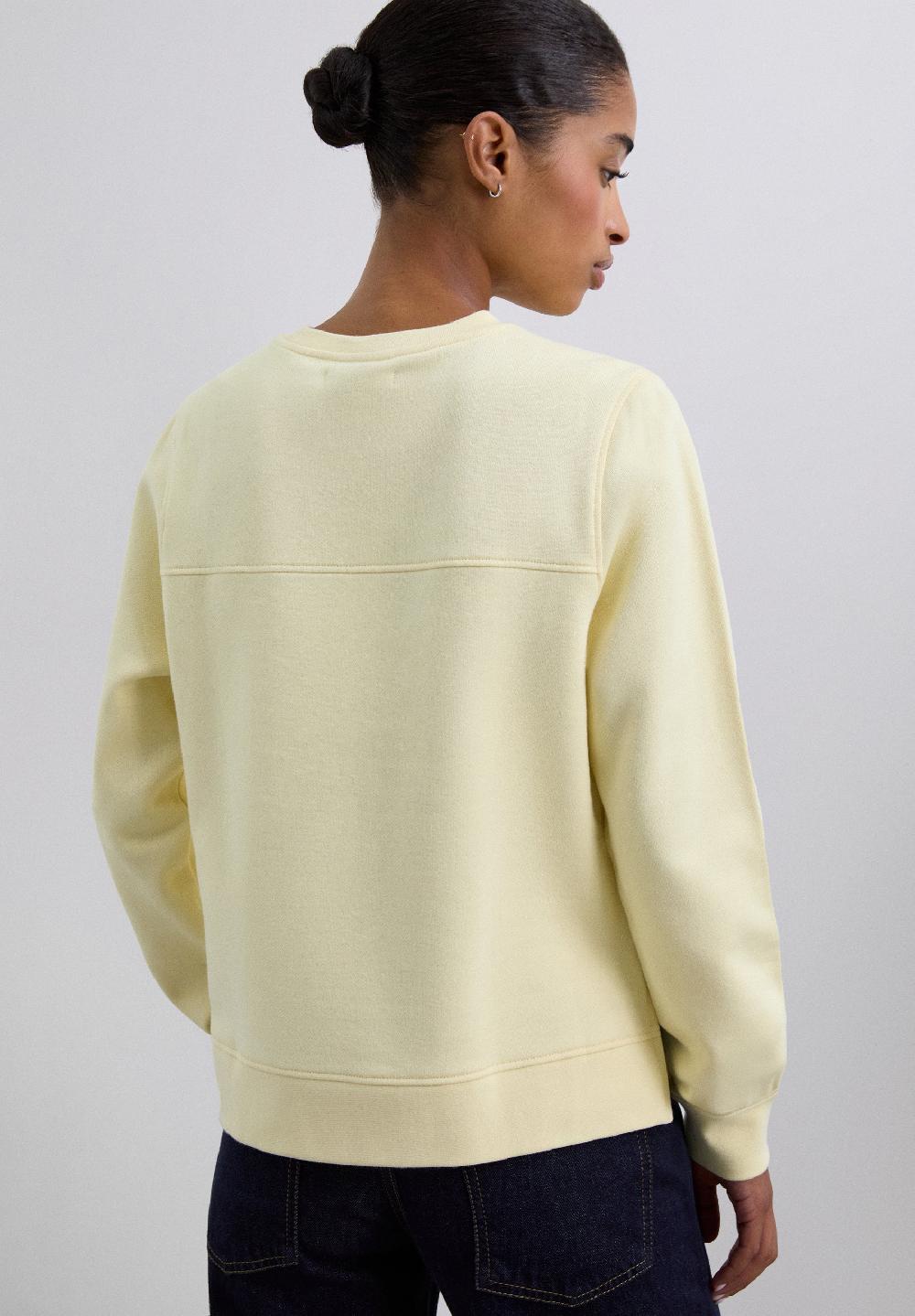 Scalpers BASIC SKULL SWEATSHIRT LIGHT YELLOW