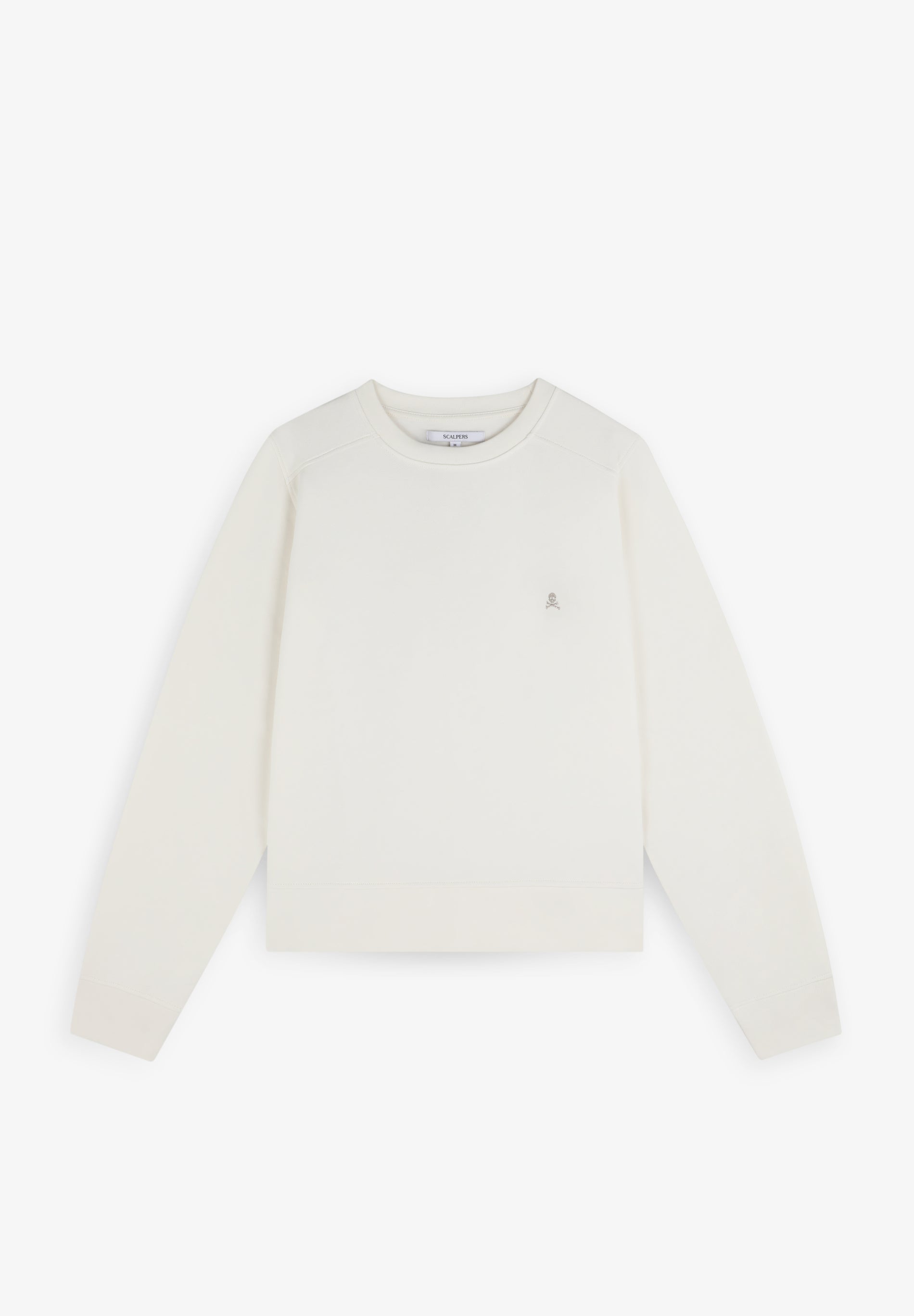 scalpers BASIC SKULL SWEATSHIRT OFF WHITE