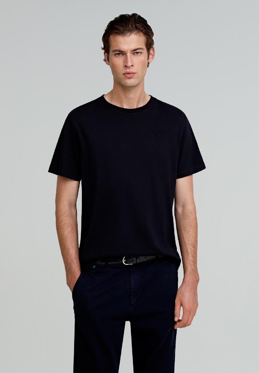 scalpers BASIC SKULL T-SHIRT BLACK