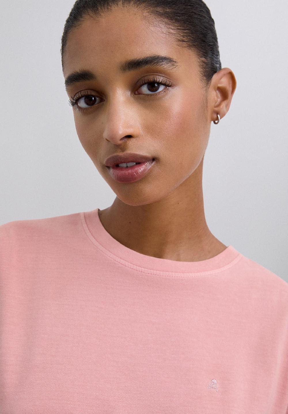 Scalpers BASIC SKULL T-SHIRT PINK