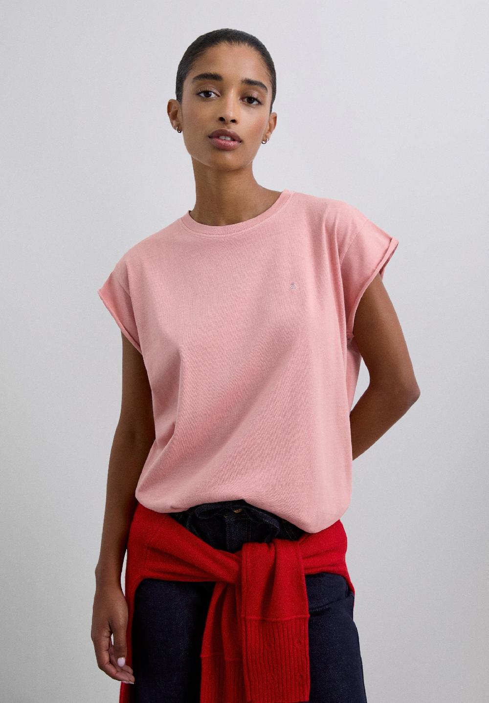 scalpers BASIC SKULL T-SHIRT PINK