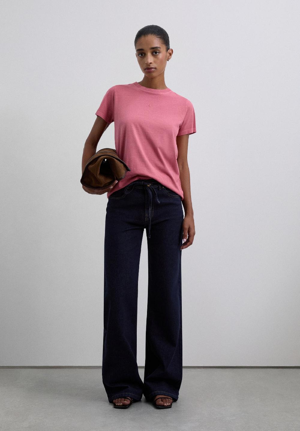 Scalpers BASIC SKULL T-SHIRT RASPBERRY