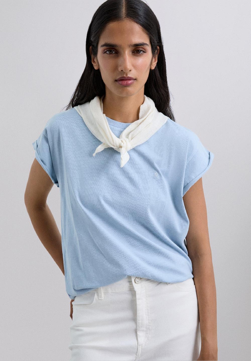 Scalpers BASIC SKULL T-SHIRT WATER