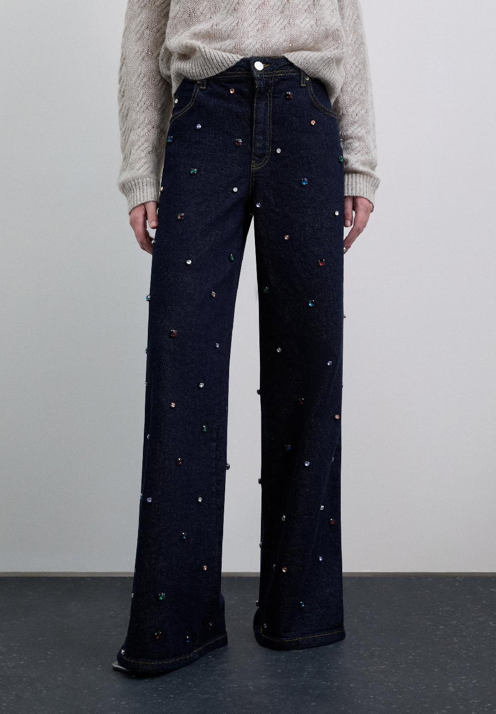 Scalpers BEAD EMBELLISHED JEANS DENIM