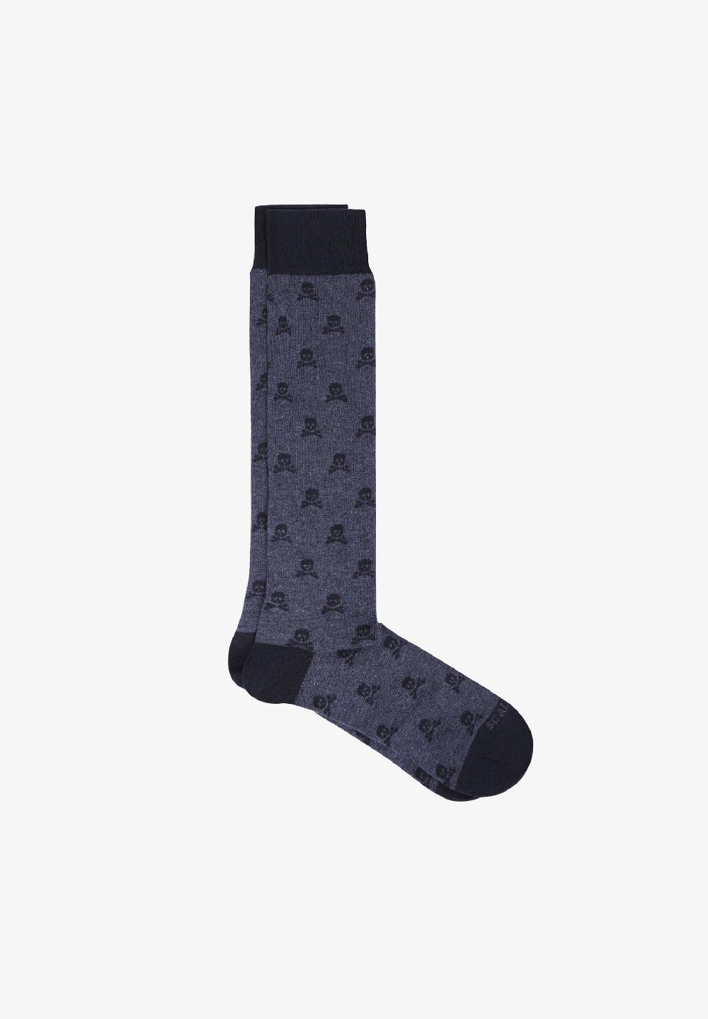 Scalpers CALCETINES CALAVERAS ALL OVER NAVY