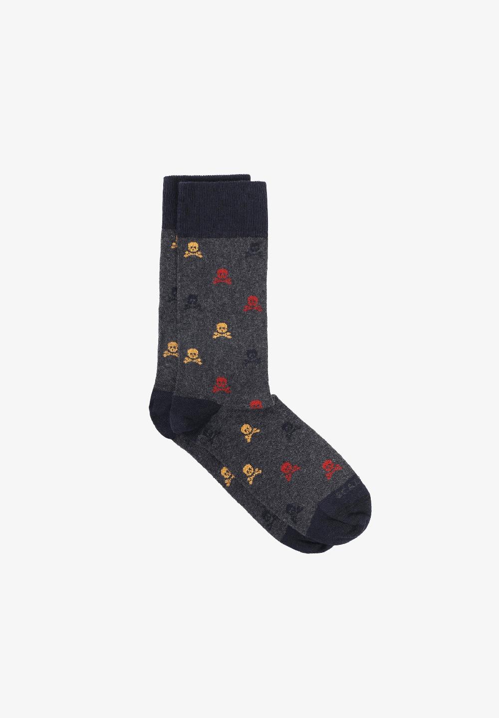 Scalpers CALCETINES CALAVERAS GREY