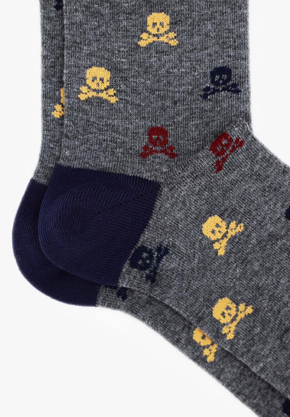 Scalpers CALCETINES CALAVERAS GREY