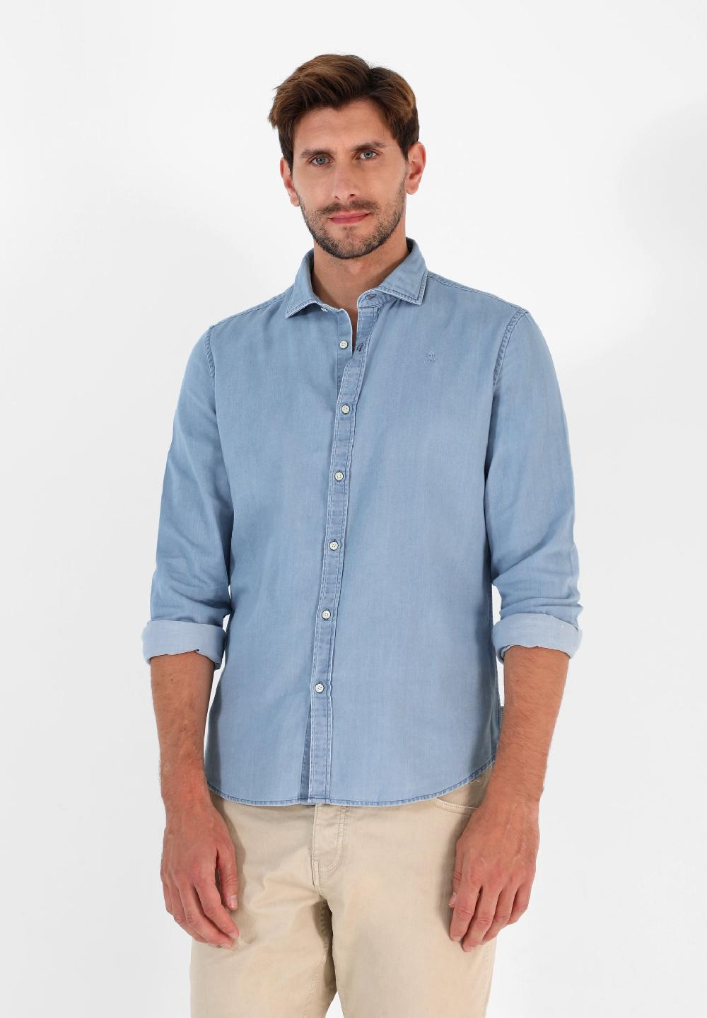 Scalpers CAMISA DENIM BÁSICA DENIM